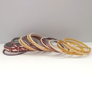 Child's multi color bracelet bangles lot #2